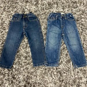 Boys Wrangler and children place jeans